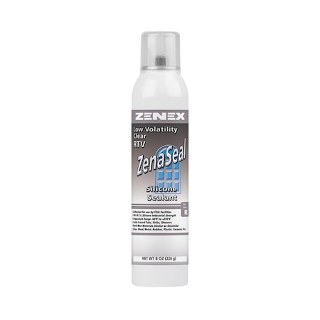 Zenex Zenaseal RTV Clear net 8 oz. 1 Can 494595-1